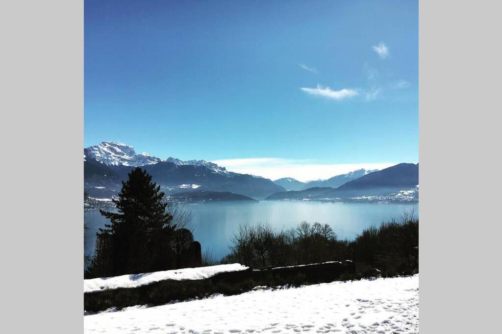 אנסי Apt Calme Vue Lac - 2 Chambres - Sauna מראה חיצוני תמונה